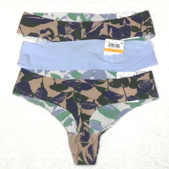 Calvin Klein Invisibles Thong Panty Floral set 3 - Picture 3 of 4